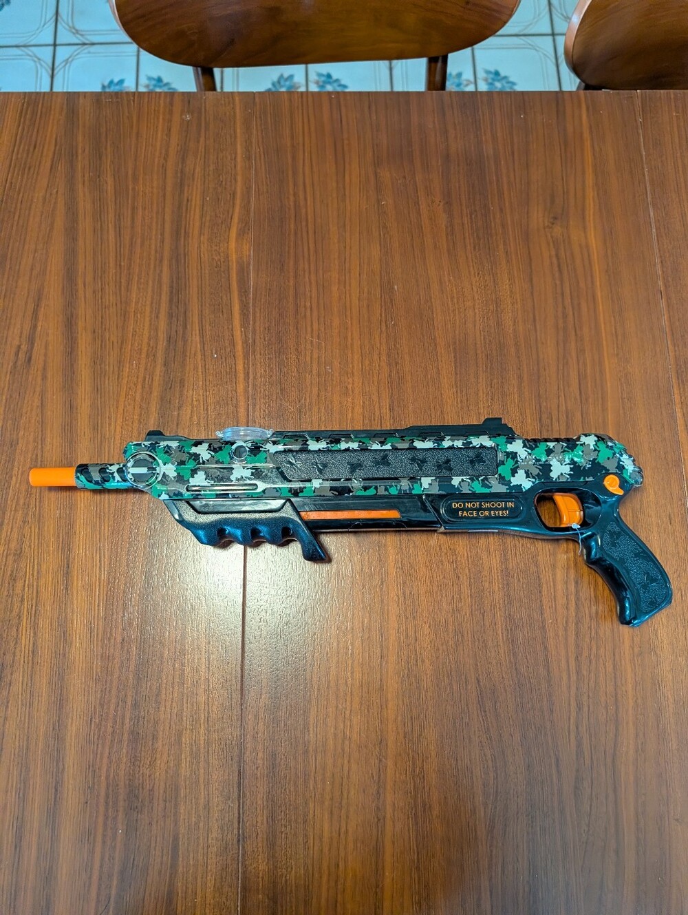 Bug-A-Salt Fly Gun Salt Shooter Camouflage Pump Action Tested Works Pre Owned